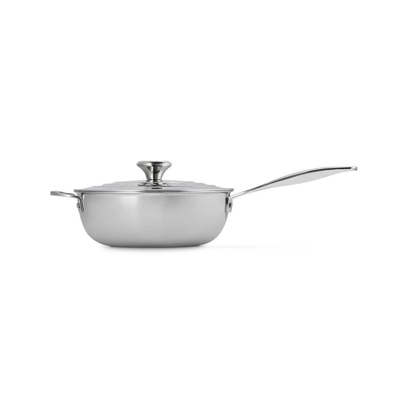 Le Creuset Signature Stainless Steel Non-Stick Chef's Pan Lid and Handle image number 3